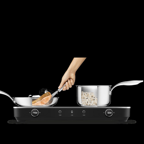 Breville LIC700MTB the Quick Cook™ Dual Zone Induction Cooktop | Matte Black