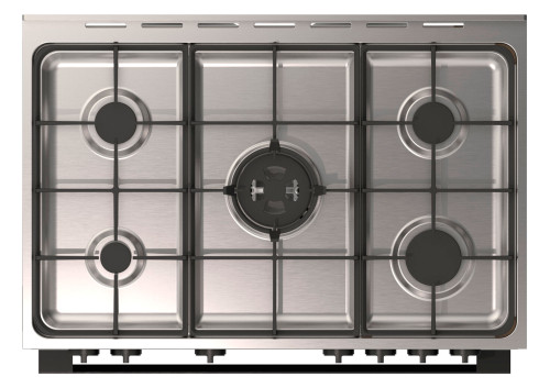 Haier HOR90S11MBX2 90cm Freestanding Gas Cooker | Air Fry | Steam Assist | Black