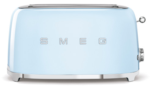 Smeg TSF02PBAU 4 Slice Toaster | Retro Style | Pastel Blue