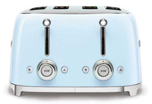 Smeg TSF03PBAU 50's Style 4 Slice Toaster | Pastel Blue | 2000W