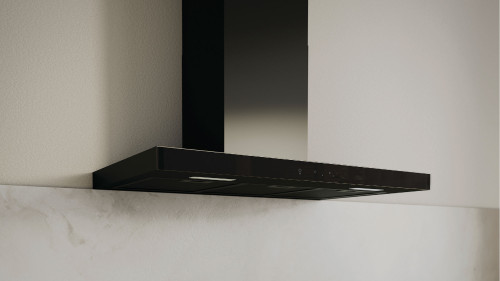 Haier HC90BMB2 90cm Wall Canopy Rangehood | Black Box Chimney Rangehood