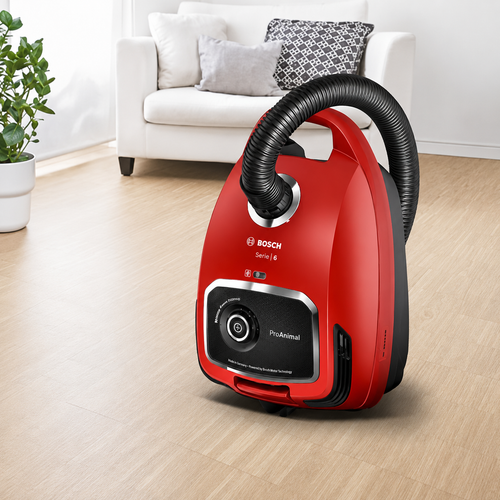 Bosch Series 6 ProAnimal Bagged Vacuum Cleaner Red | BGL6PETAU - Limited Stock