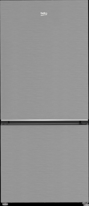 Beko BBMB445PX 455L Bottom Mount Fridge Freezer