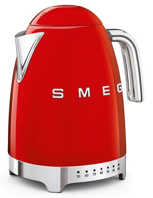 Smeg 50's Style 1.7L Variable Temperature Kettle Red