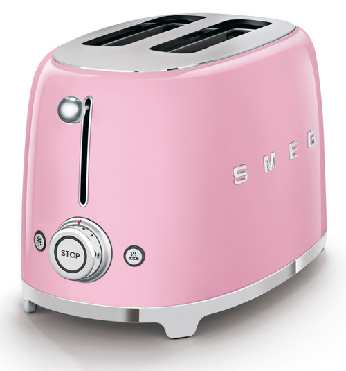 Smeg 50's Style 2 Slice Toaster Pink