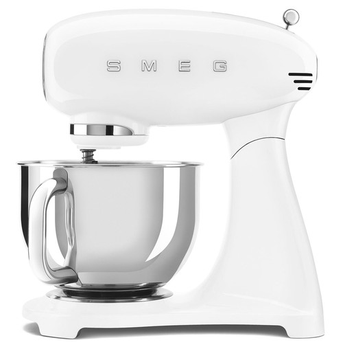 Smeg 50's Style Stand Mixer White - SMF05WHAU