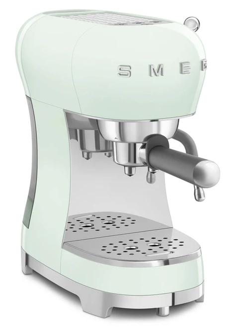 Smeg 50's Style Espresso Coffee Machine Pastel Green - ECF02PGAU