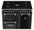 Belling BRDX90DFBL Richmond Deluxe 90cm Dual Fuel Range Cooker – Black, 3 Ovens