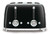 Smeg TSF03BLAU 50’s Style 4 Slot Toaster Black