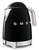 Smeg KLF04BLAU 1.7L Variable Temperature Black Kettle