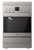 Haier HOR60S11CESX2 60cm Freestanding Oven with Ceramic Cooktop | Air Fry | Steam Assist