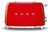 Smeg 50's Style 2 Slice Toaster TSF01RDAU Red
