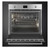 Smeg Classic 76cm Built-In Multifunction Pyrolytic Oven | SOPA3302TPX