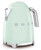 Smeg 50's Style 1.7L Electric Kettle Pastel Green