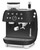 Smeg 50's Style Espresso Coffee Machine with Grinder Black