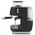 Smeg 50's Style Espresso Coffee Machine with Grinder Black