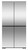 Fisher & Paykel 627L Series 7 Quad Door Ice & Water Refrigerator Stainless Steel