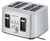 Morphy Richards 1.7L Kettle & 4 Slice Toaster Breakfast Pack Stainless Steel - MREBP174SS