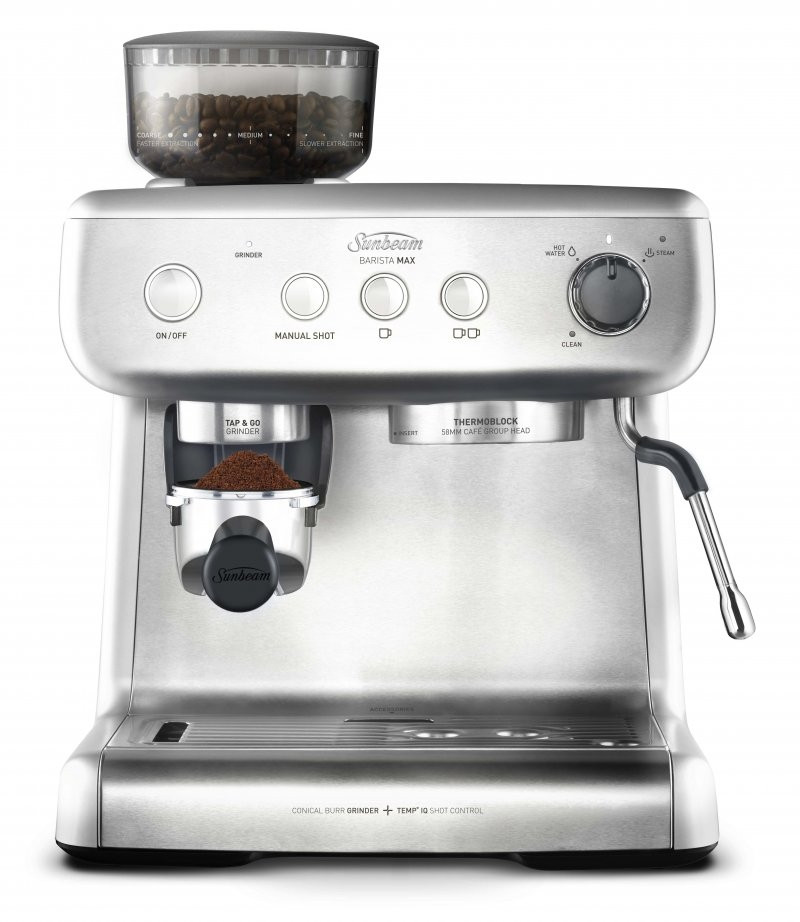 Sunbeam Cafe Barista Coffee Machine Black Magness Benrow