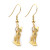BASTET CAT GOLD EARRINGS