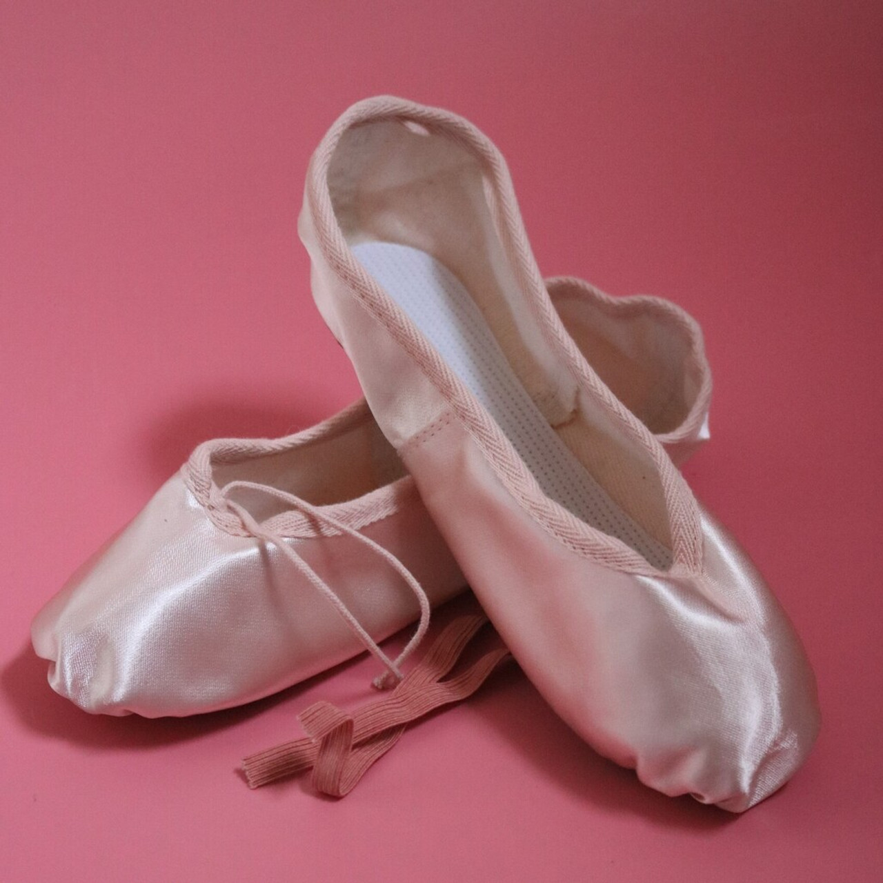 8sm - 6 Roch Valley SS//S en satin Rose Ballet Chaussures de danse