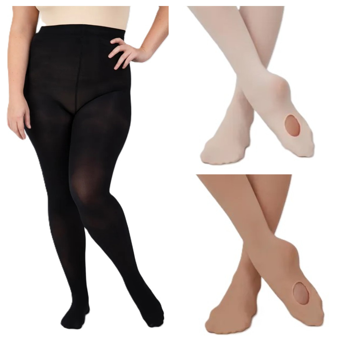 Capezio Plus Sizes Tight Transition Convertible 1916 Ultra Soft