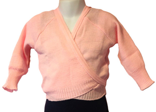 Danse Dezines Pink Knitted Crossover Cardigan