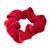 The Zone Gymnastic Hair Scrunchies Velour Red