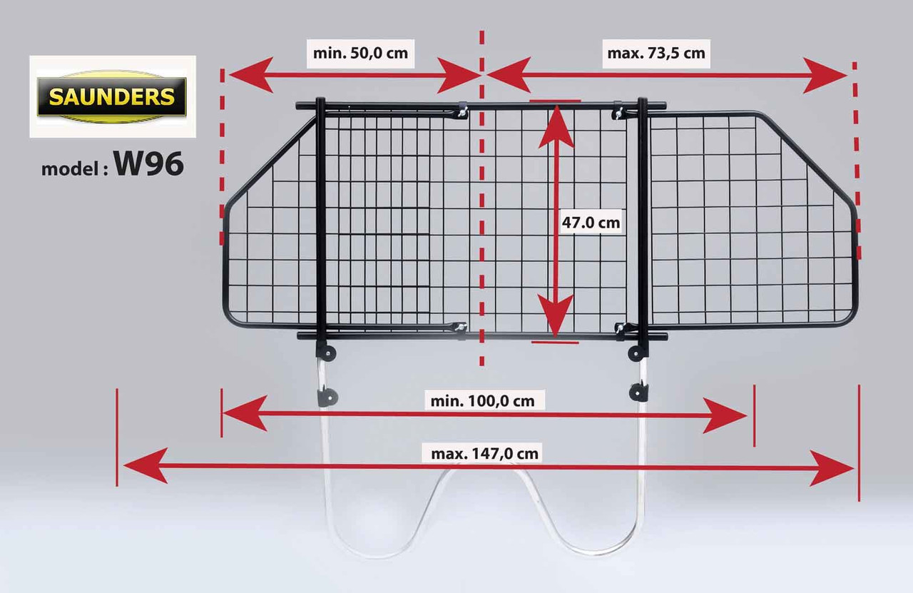 Saunders W96 Dog Guard For Daihatsu Sportrack 4X4 1989 - 1998