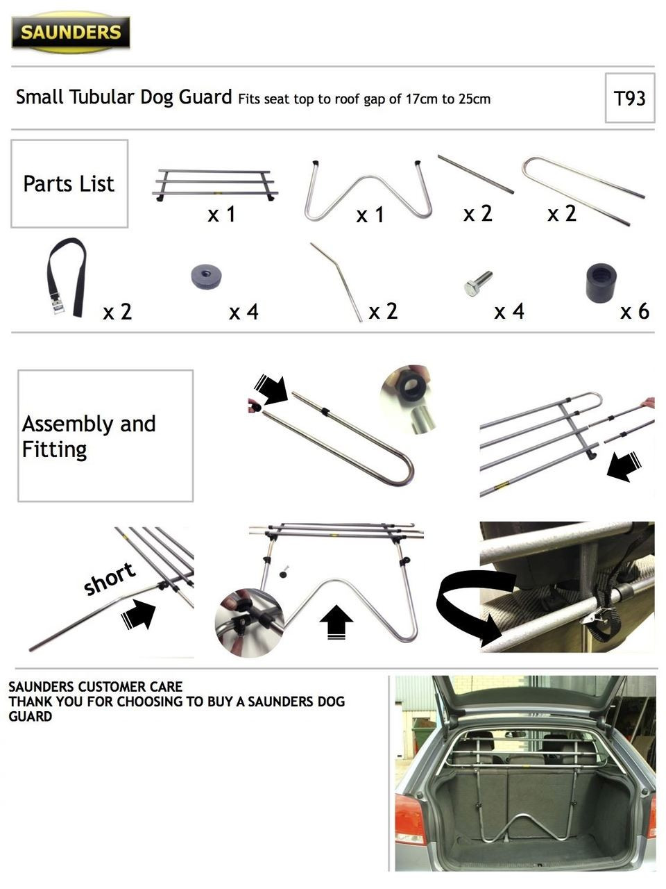 skoda kamiq dog guard fitting instructions