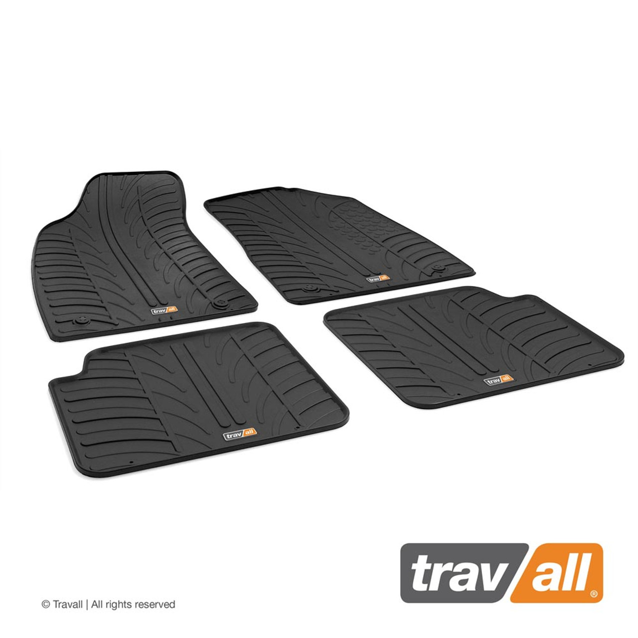 Custom Made Rubber Car Mats for Fiat 500 3 Door Hatchback 2007 to 2016