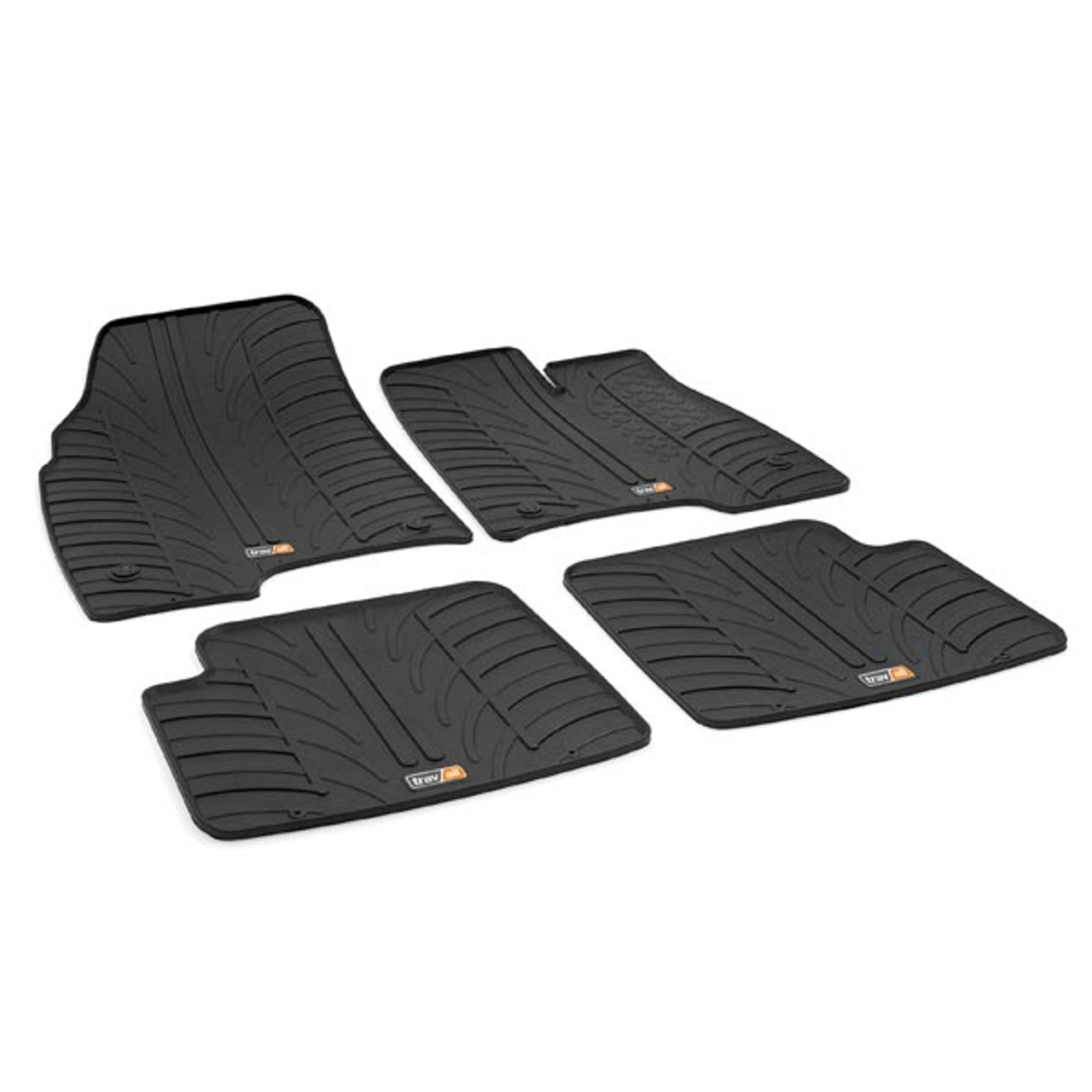 Custom Made Rubber Car Mats for Fiat Panda 2012 on 5 door and 4x4