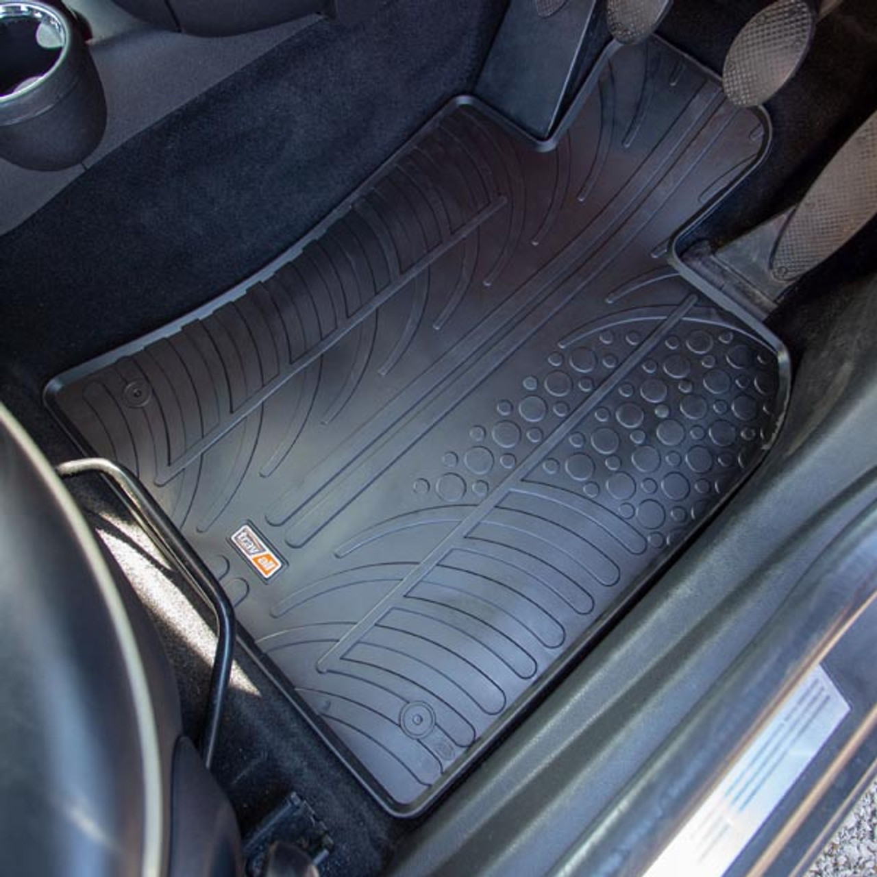 Custom Made Rubber Car Mats for Mini Convertible 2009 to 2015