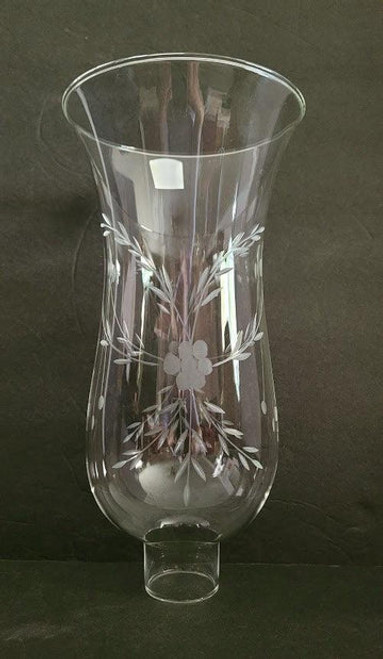 20162 Floral Glass Hurricane Sconces 20162 Floral Glass Hurricane Sconces