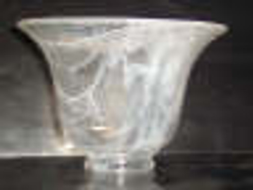 81148 White Clear Swirl Bell 81148 White Clear Swirl Bell
