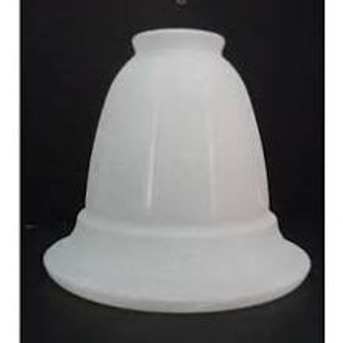 81256 Glass Replacement Frosted Ribbed Bell Shades