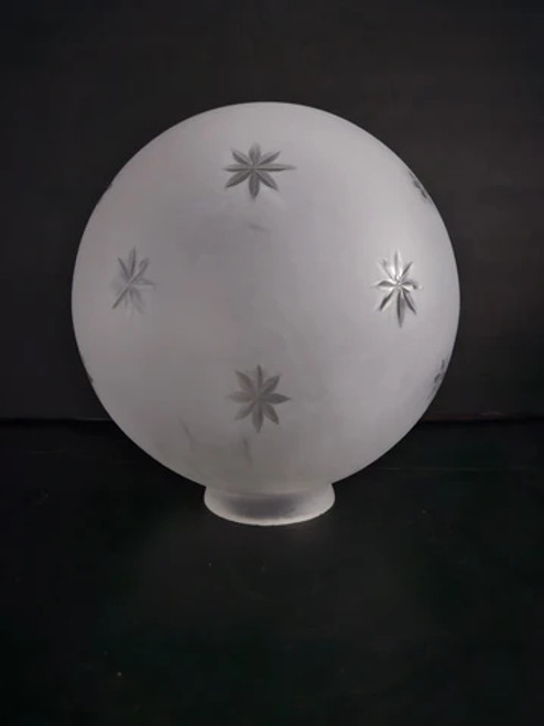 Elegant Crystal Star Cut Globe - 8 Inches Elegant Crystal Star Cut Globe - 8 Inches