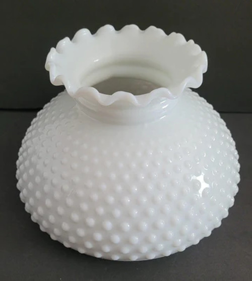 62568 Crimp Top Opal Hobnail Lamp Shades