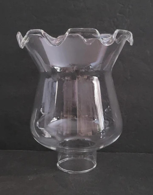 Clear glass sconces -hurricanes Clear glass sconces -hurricanes