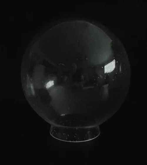 Clear Seeded Globe - 6 inch Clear Seeded Globe - 6 inch