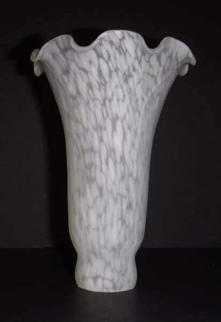 61812 White Frit Tulip Shades