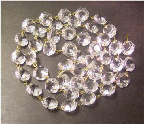39 Inch Crystal Prism Chain 16mm Diameter 39 Inch Crystal Prism Chain 16mm Diameter
