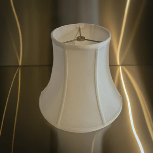 33238 Silk Bell Table Lamp Shades - Eggshell 33238 Silk Bell Table Lamp Shades - Eggshell