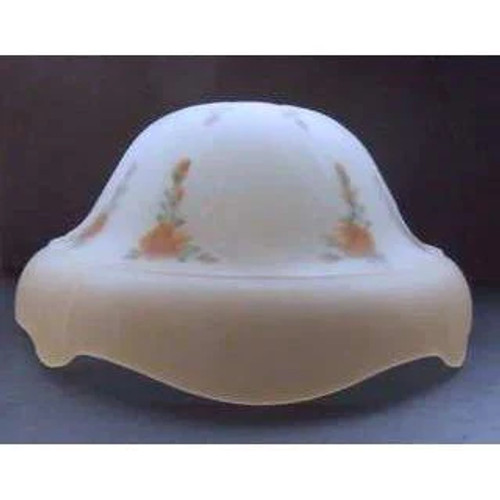 40111 Champagne and Peach Floral Dome 40111 Champagne and Peach Floral Dome