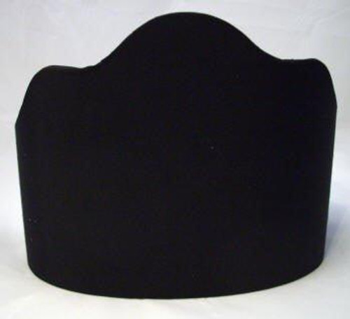 21904 Black Silk Half Shade Silk Lined 21904 Black Silk Half Shade Silk Lined