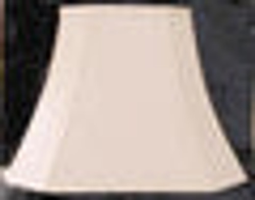 20298 Rectangular Cut Corner Silk Shade