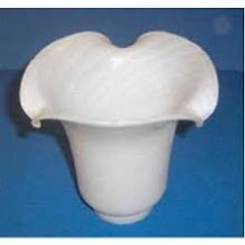 81192 Cased White Swirl Pendant Shade