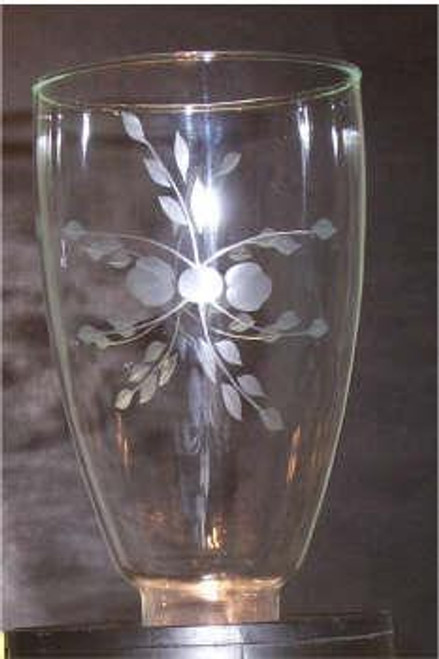 61229 Six Inch Clear Hurricane Lamp Shade Willow