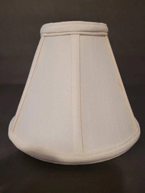68675 White Lamp Shade With Standard Clip On