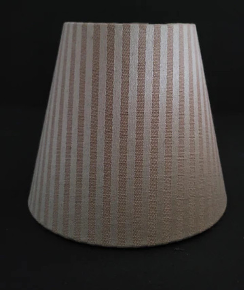 Cream & Gold Clip-On Lampshade